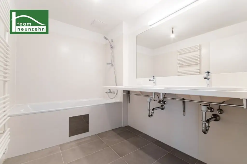 Küche und Tiefgaragenplatz bereits inkludiert! Herrliche Neubau-Erstbezugswohnung zwischen An der Schanze und dem Kirschblütenpark