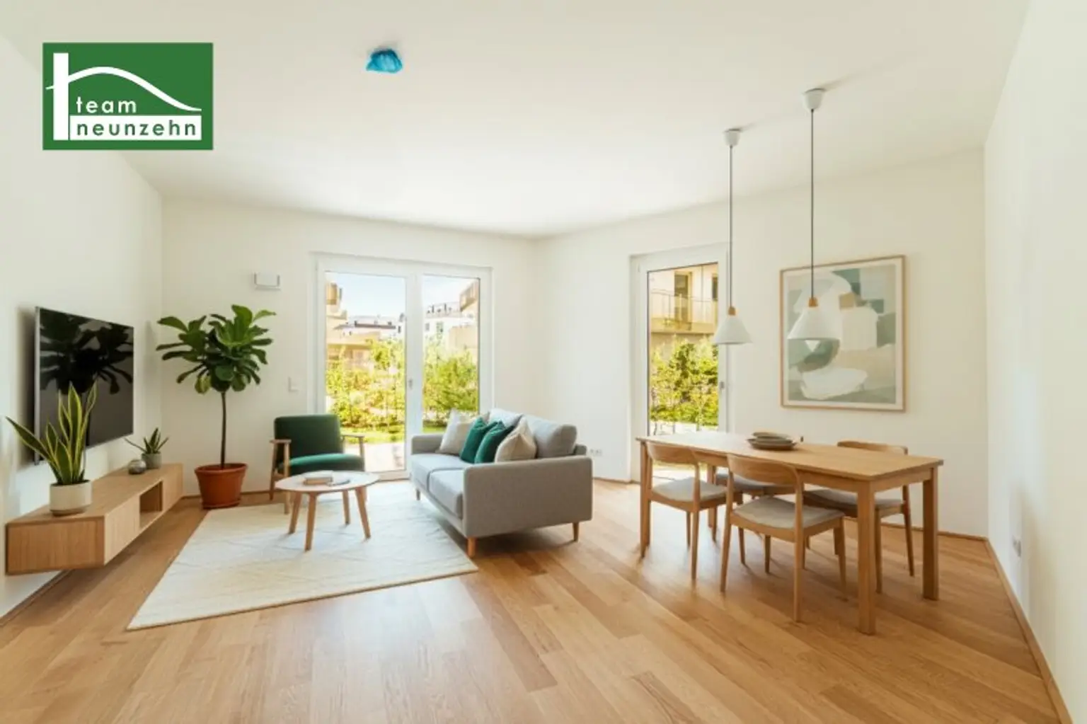 Sie werden es lieben – durchdachte Grundrisse mit Freiflächen im Grünen – Niedrig-Energie-Standard