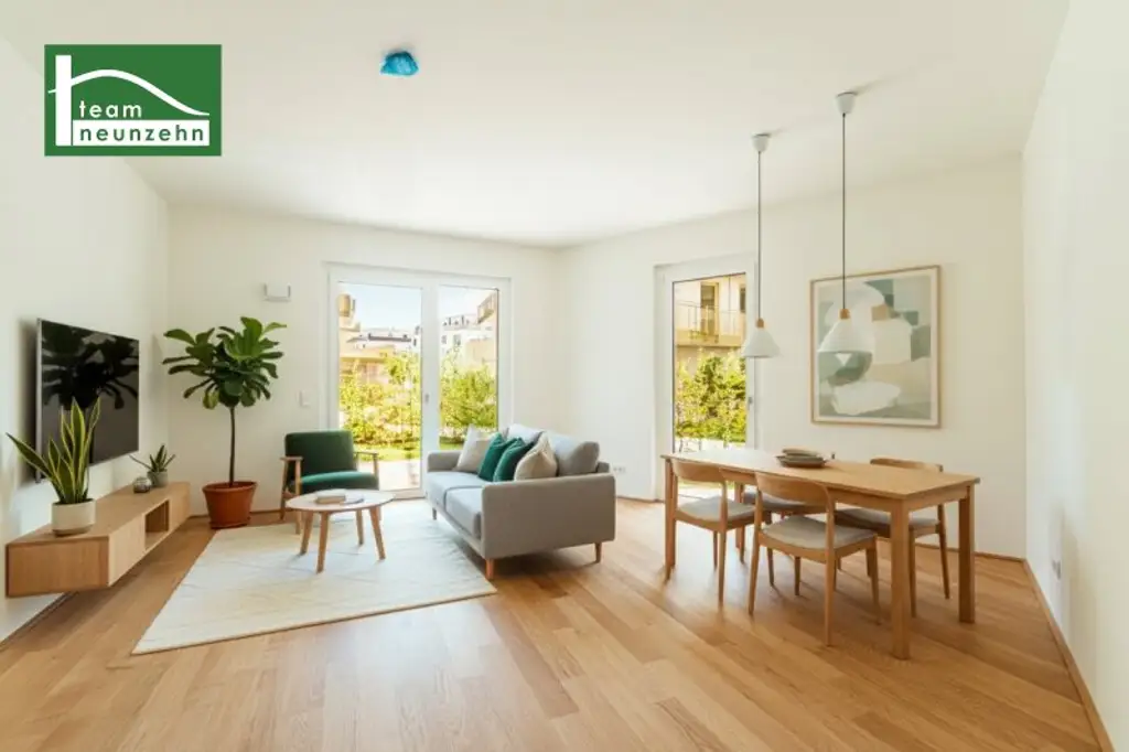 Sie werden es lieben – durchdachte Grundrisse mit Freiflächen im Grünen – Niedrig-Energie-Standard