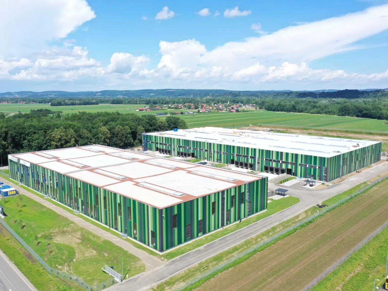 Luftbild Gewerbepark Panattoni