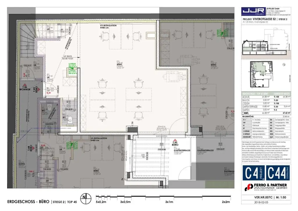 TOP Büro 66m2 Erstbezug in absoluter Ruhelage Provisionsfrei