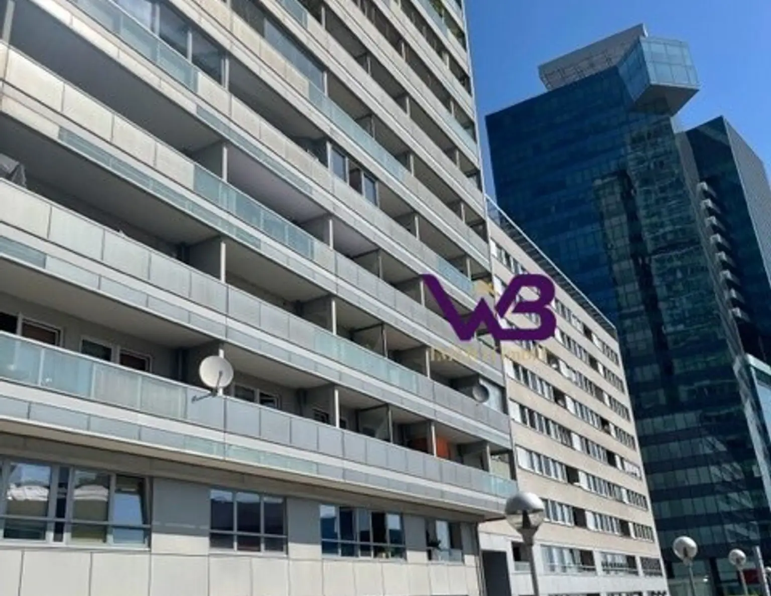 Mischek Tower- 2 Zimmer- Wohnung mit Loggia bei der UNO City.
