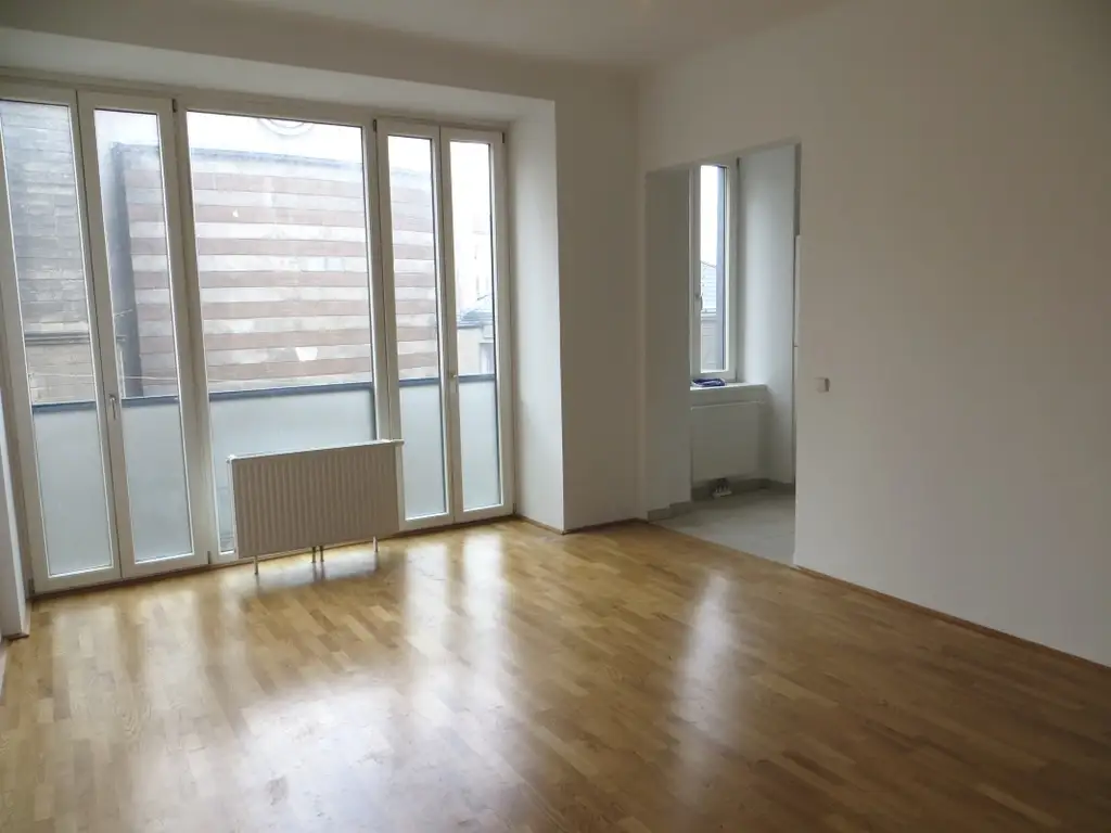 Unbefristet vermietet Einraumwohnung im 3. Bezirk.