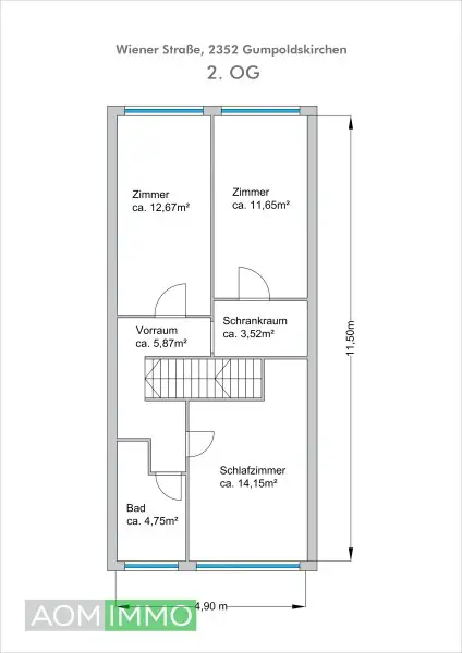 4-Zimmer-Maisonette mit Loggia in Gumpoldskirchen