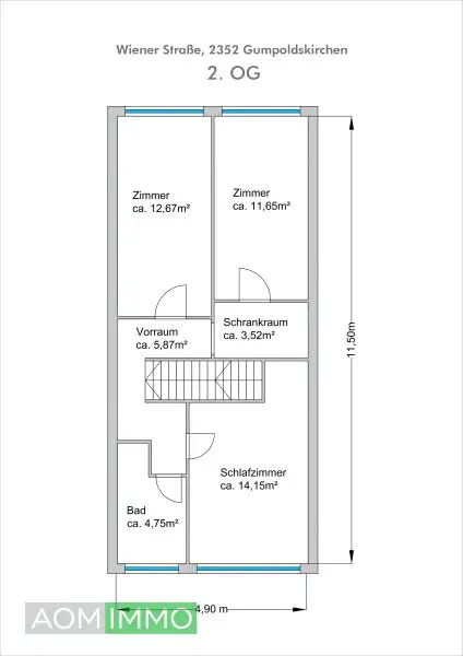4-Zimmer-Maisonette mit Loggia in Gumpoldskirchen