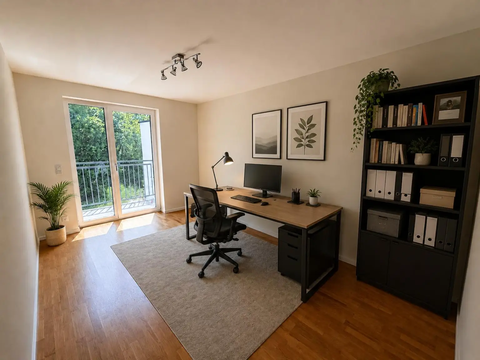 Arbeitszimmer (virtuell eingerichtet)