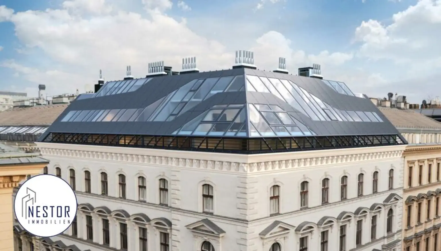 Außenfassade - historisches Eckhaus