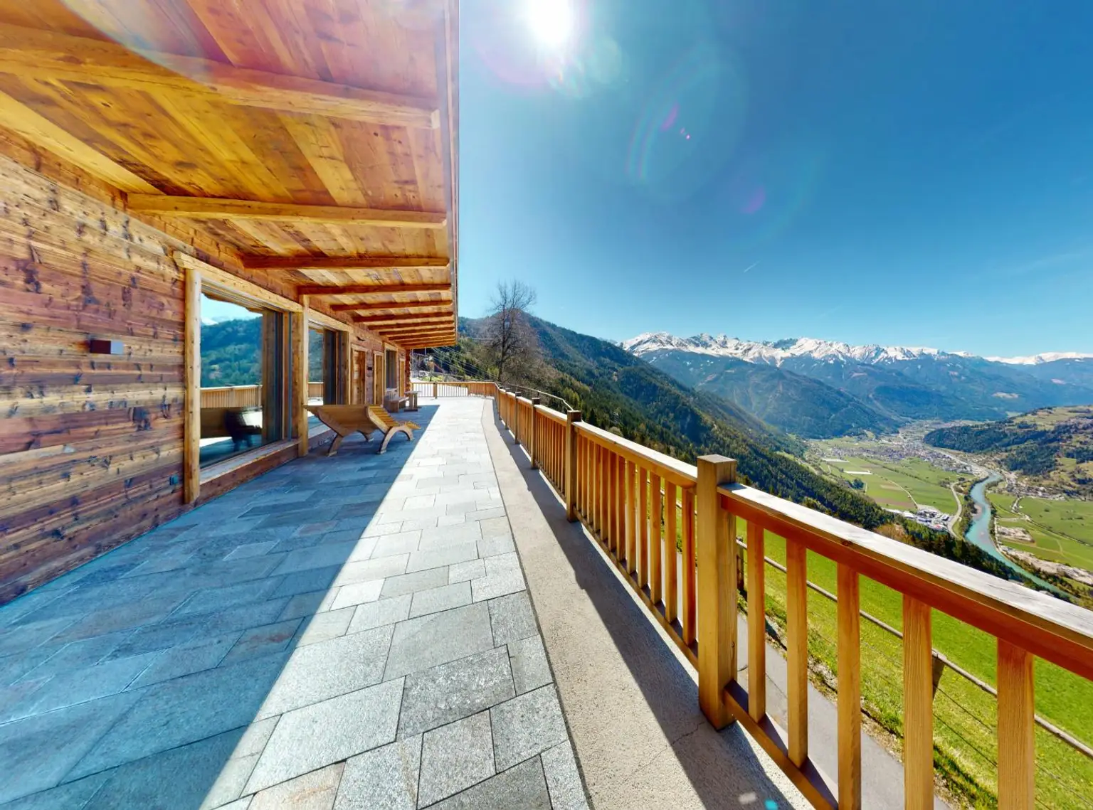 Chalet - Puschlin - Aussicht