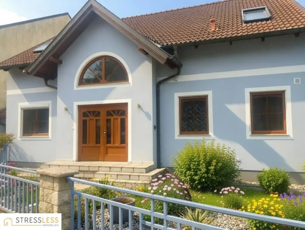 Großzügig geschnittenes Ein- / Zweifamilienhaus nur 3 Minuten vor der Wiener Stadtgrenze!