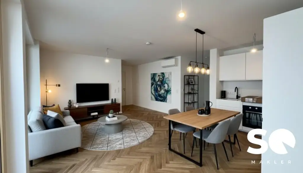# SQ - EXKLUSIVE DACHGESCHOSSWOHNUNG IN 1030 WIEN - SEIDLGASSE - 2 ZIMMER und TERRASSE - TOP 13