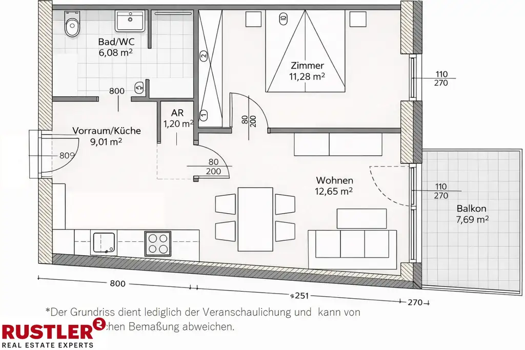 Grundriss für Vermar