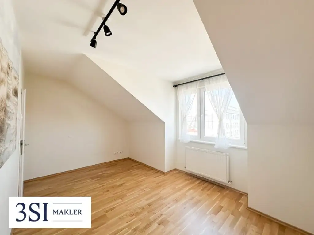 Einziehen und wohlfühlen in Top-Lage des 6.Bezirks - Teilmöblierte 2-Zimmer-Dachgeschoßwohnung direkt bei der Mariahilferstraße