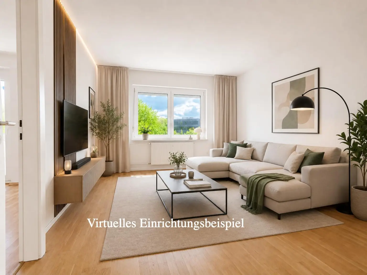 Zimmer 1 Virtuelles Einrichtungsbeispiel