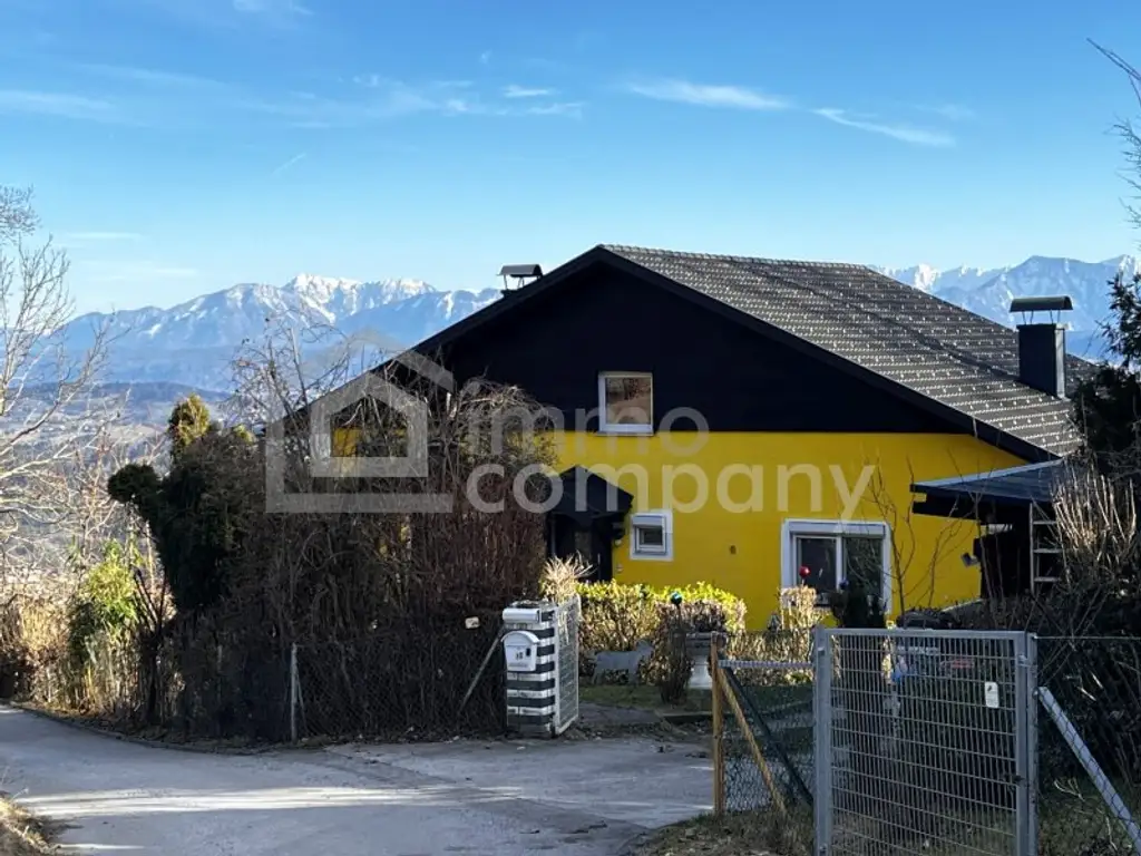 REFUGIUM mit Fernblick - Eigenheim mit großem Garten Nähe Pörtschach am Wörthersee