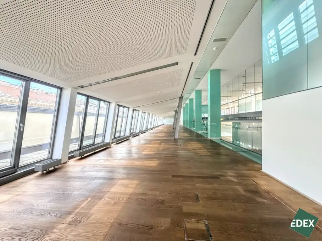 Repräsentatives DG-Maisonette-Büro samt Freifläche in der historischen alten Börse