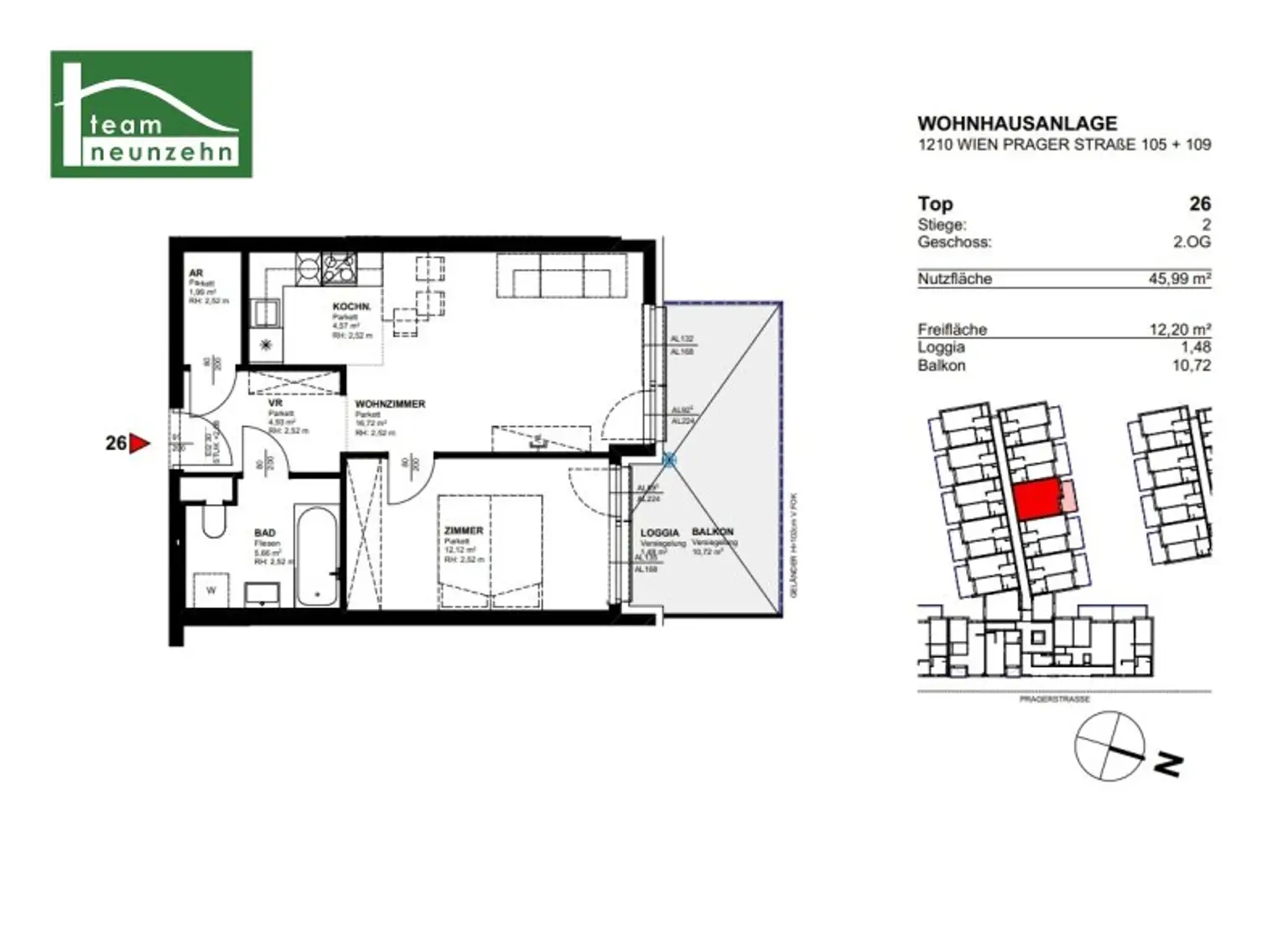 Top ausgestattete Neubau-Wohnung an der Prager Straße - Straßenbahn 26 vor der Tür und alles in der Umgebung!