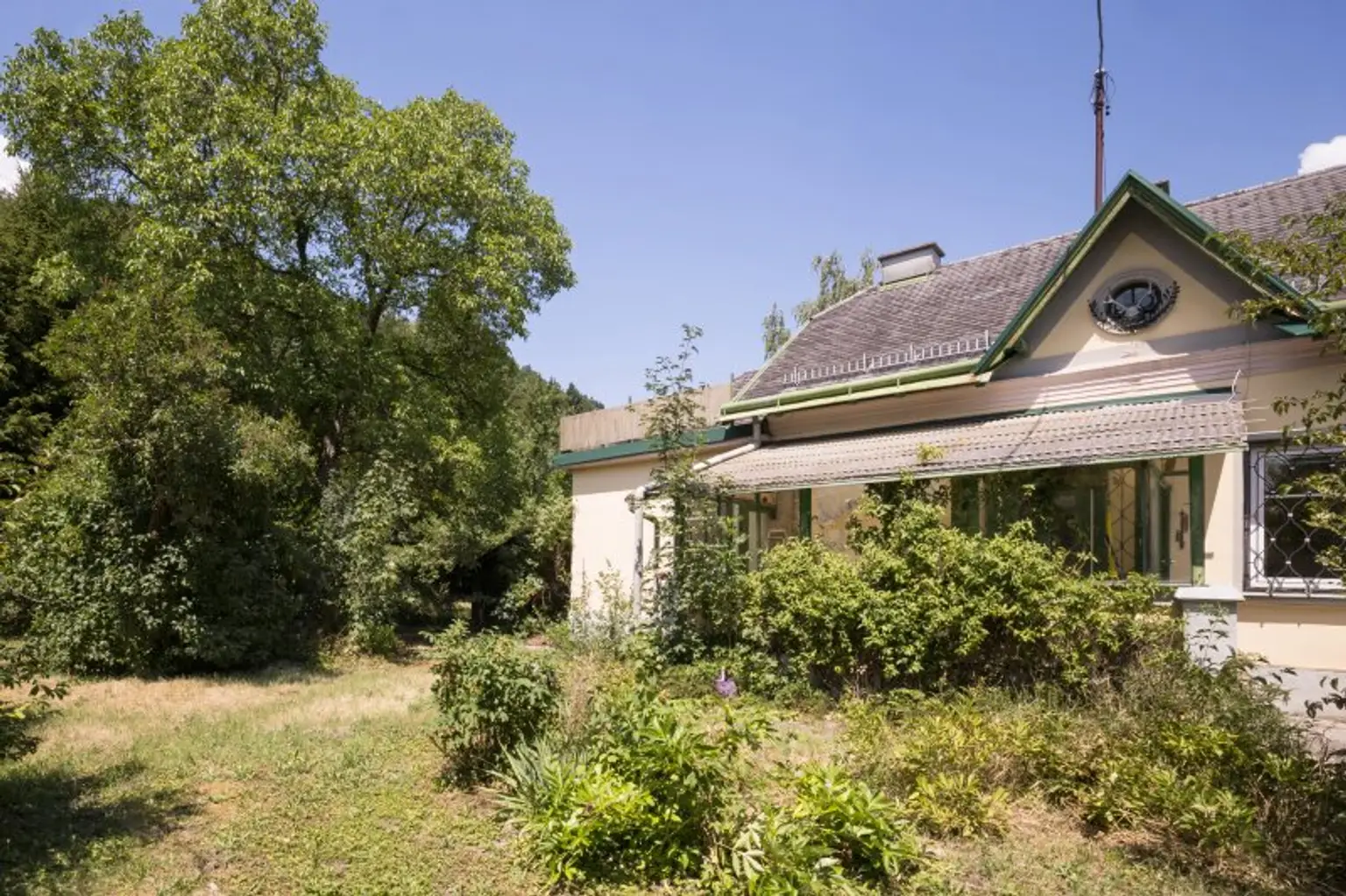 Blick auf die Veranda