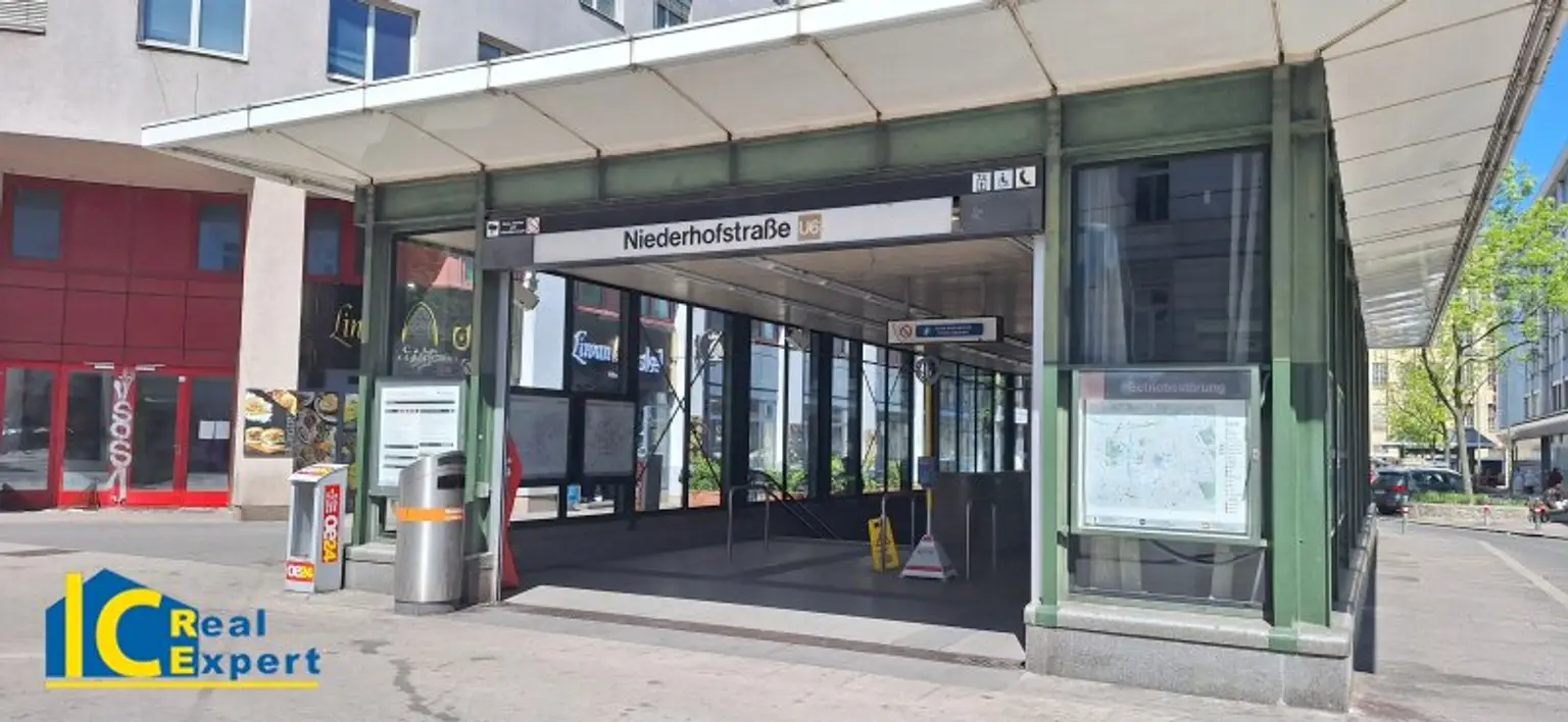 in 2 Minuten bei der U6 Niederhofstraße
