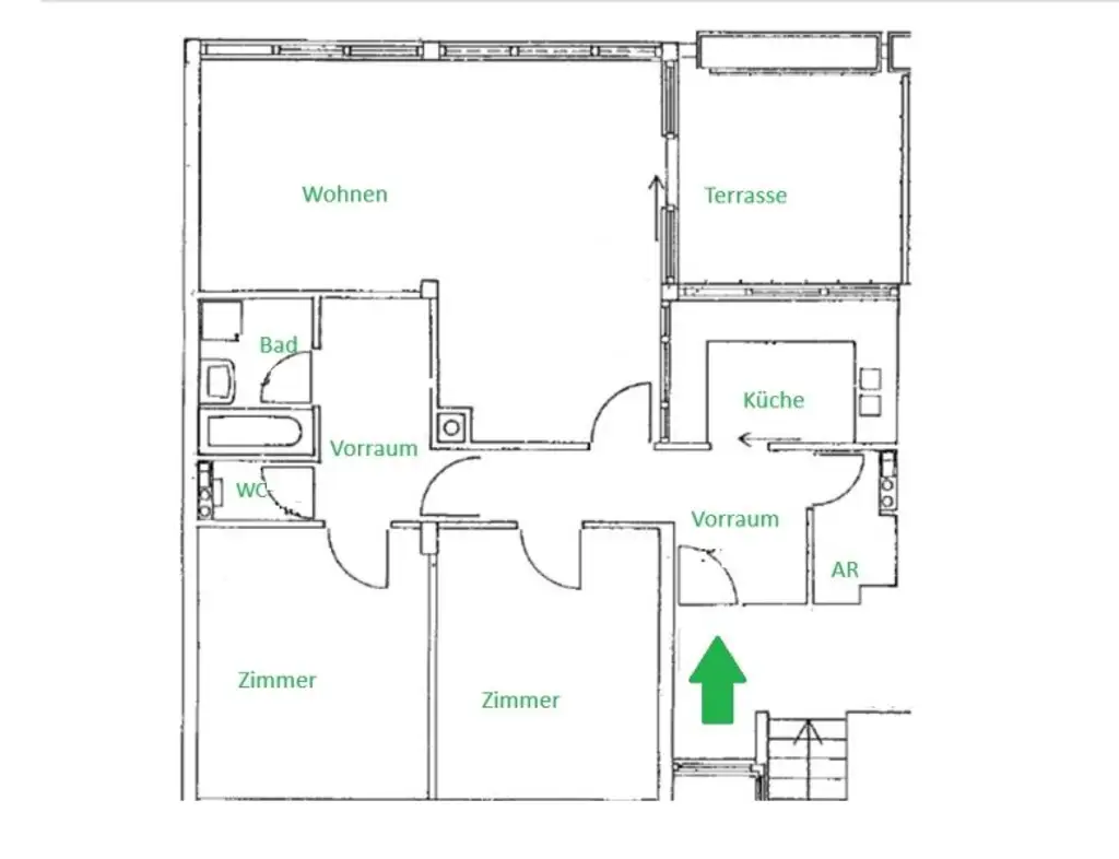 GROßZÜGIGE TERRASSE I RUHIGE LAGE I 3 ZIMMER I FAMILIENFREUNDLICH I NATURNAH I AB SOFORT I PROJEKT WOHNEN