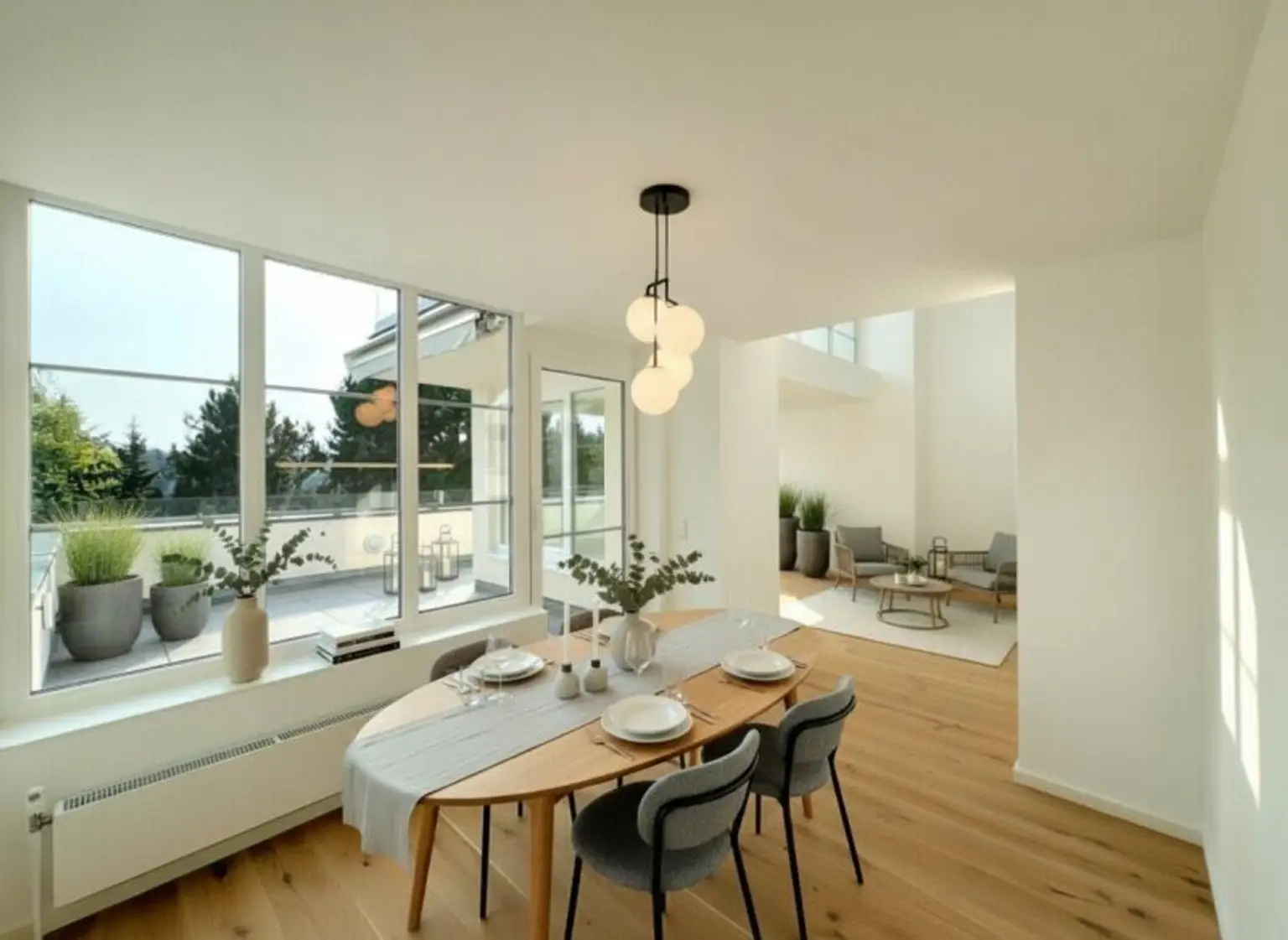 Luxus-Maisonette-Wohnung | 5,5 Zimmer & 160 m² zzgl. 3 Terrassen | Lebensqualität pur in Sievering