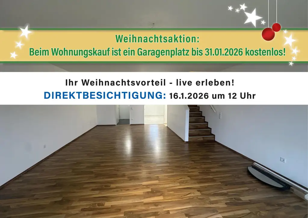 4-Zimmer-Maisonette mit Dachgarten