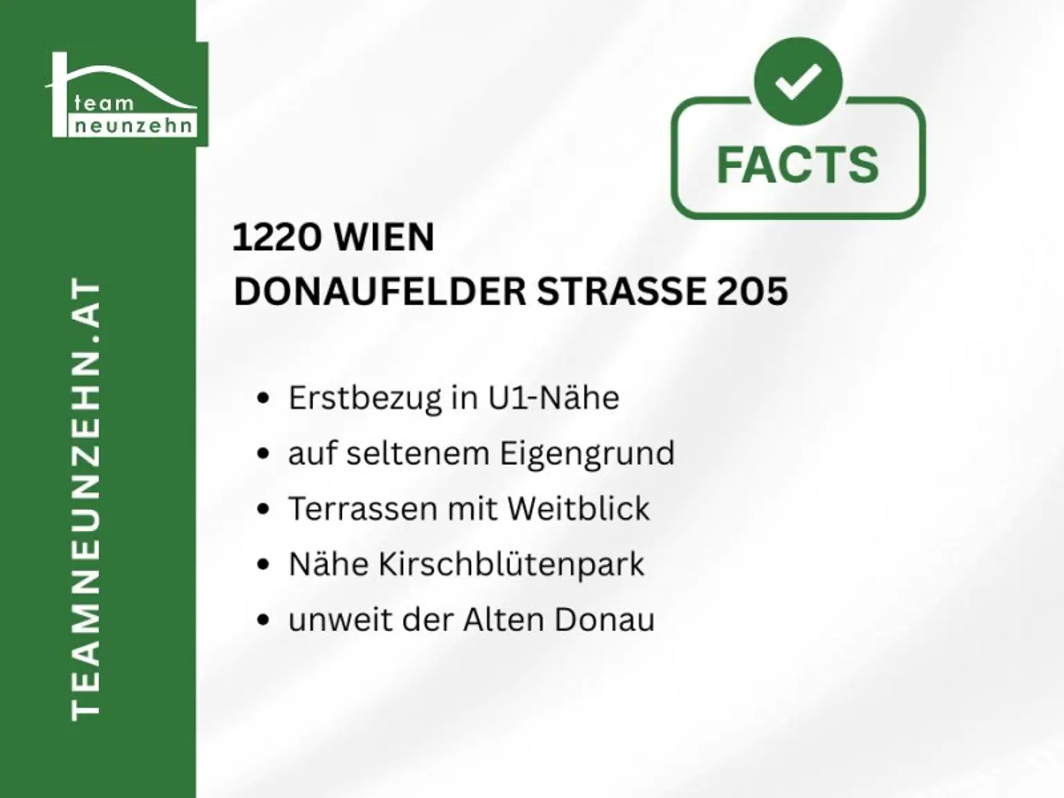 Erstbezug nahe Kagraner Platz mit Best-Ausstattung und Einbauküche! Wärmepumpe, Sonnenschutz, Klimavorbereitung - JETZT ANFRAGEN