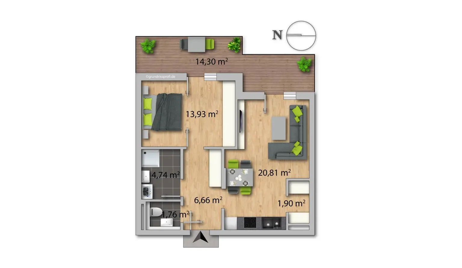 "Neubau-Traum mit Pool & XXL-Balkon - Einziehen & Wohlfühlen!"