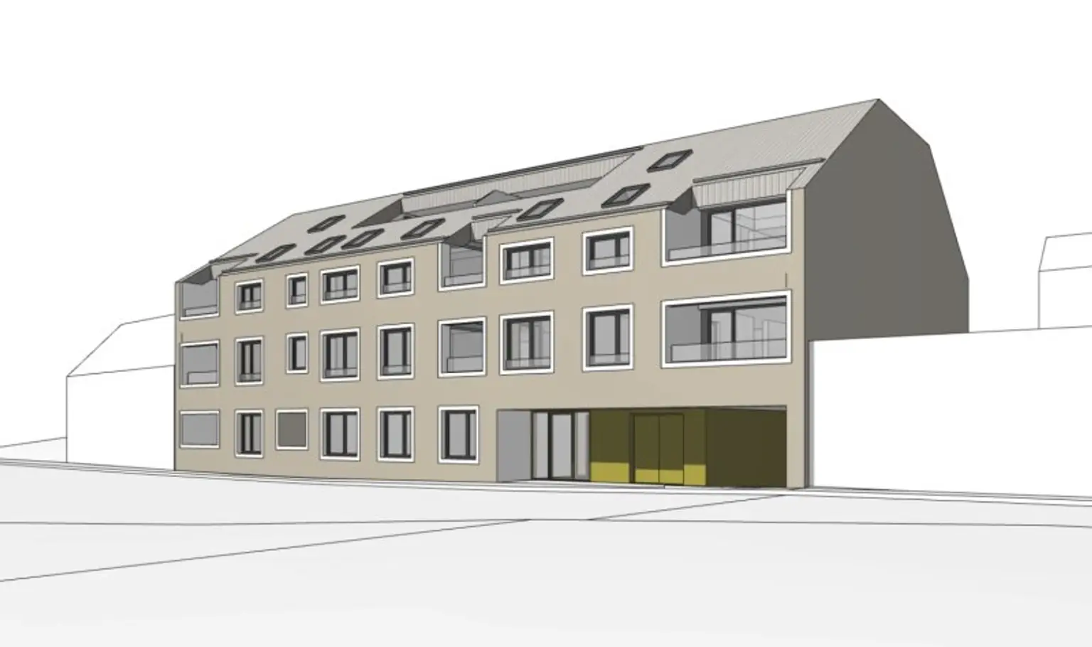 Bewilligtes Neubauprojekt mit 12 Wohnungen, Nähe Kirchenplatz