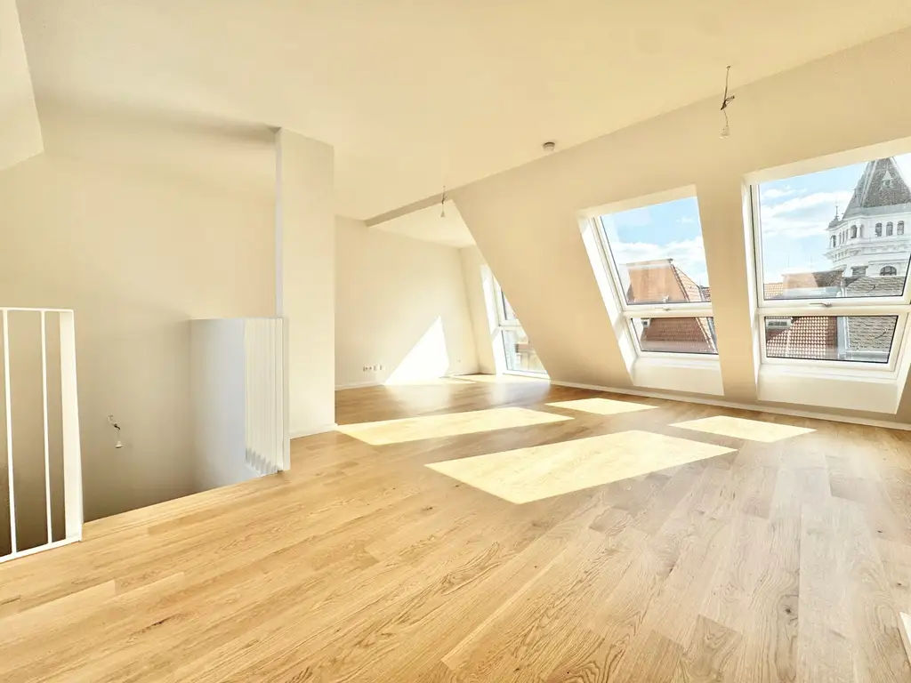 ÜBER DEN DÄCHERN WÄHRINGS | TOPLAGE NÄHE KUTSCHKERMARKT | EXKLUSIVE DACHGESCHOSSWOHNUNG MIT KLIMAANLAGE | TERRASSE | ERSTBEZUG