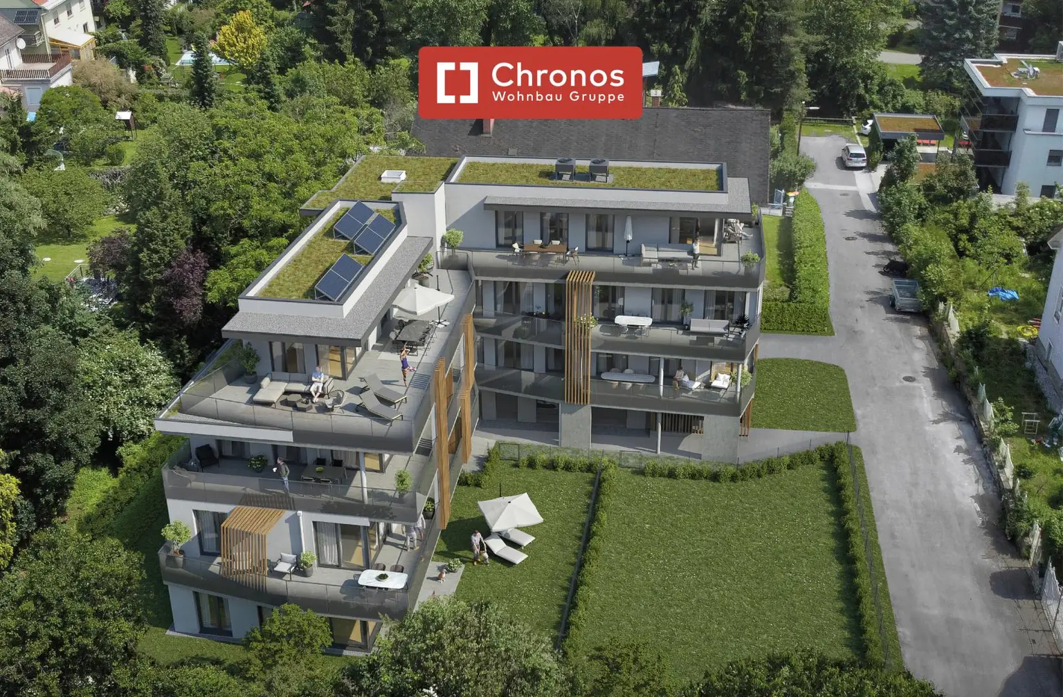 BAUBEGINN ERFOLGT! Neubau-3-Zimmerwohnung mit großer Terrasse in Ruhelage in Gösting!