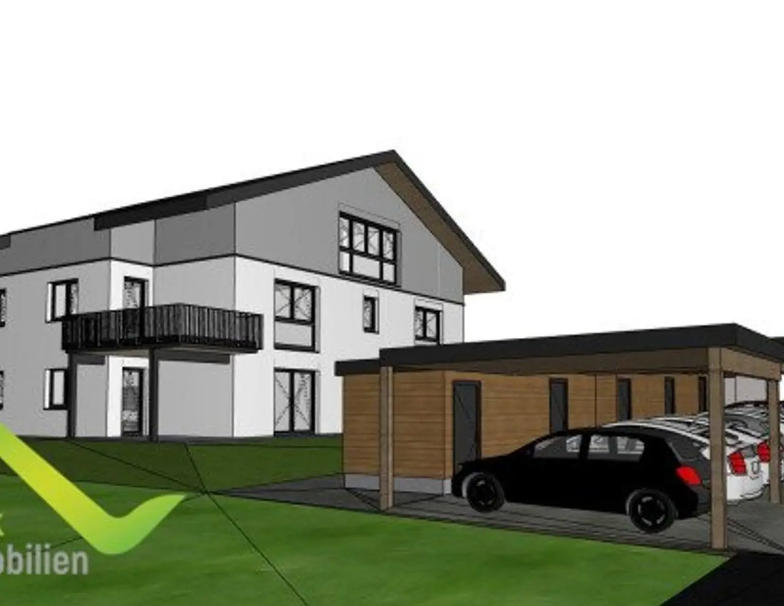Neubau Ried/Tumeltsham-allein im Dachgeschoss-Lift, 2 Dachterassen,, Doppelcarport, Topausstattung