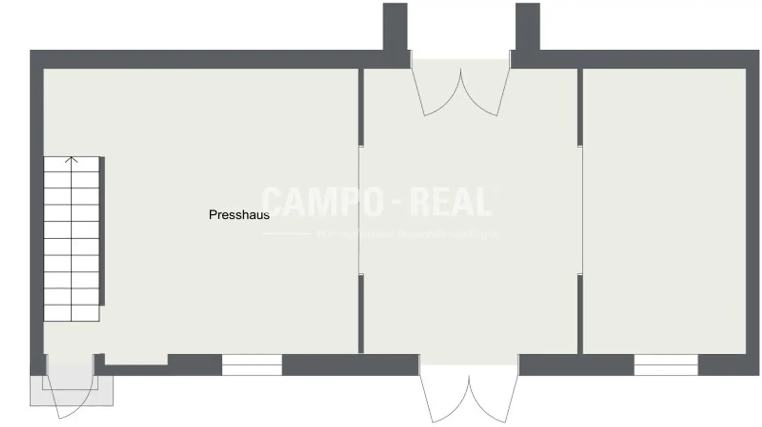 CAMPO-LANDHAUS: Ideal zum Wohnen mit Atelier oder Werkstatt
