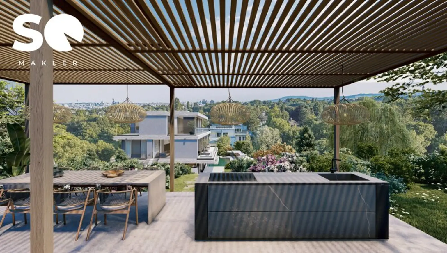 #SQ - EXKLUSIVE BAUBEWILLIGTE MODERNE VILLA AM KAHLENBERG