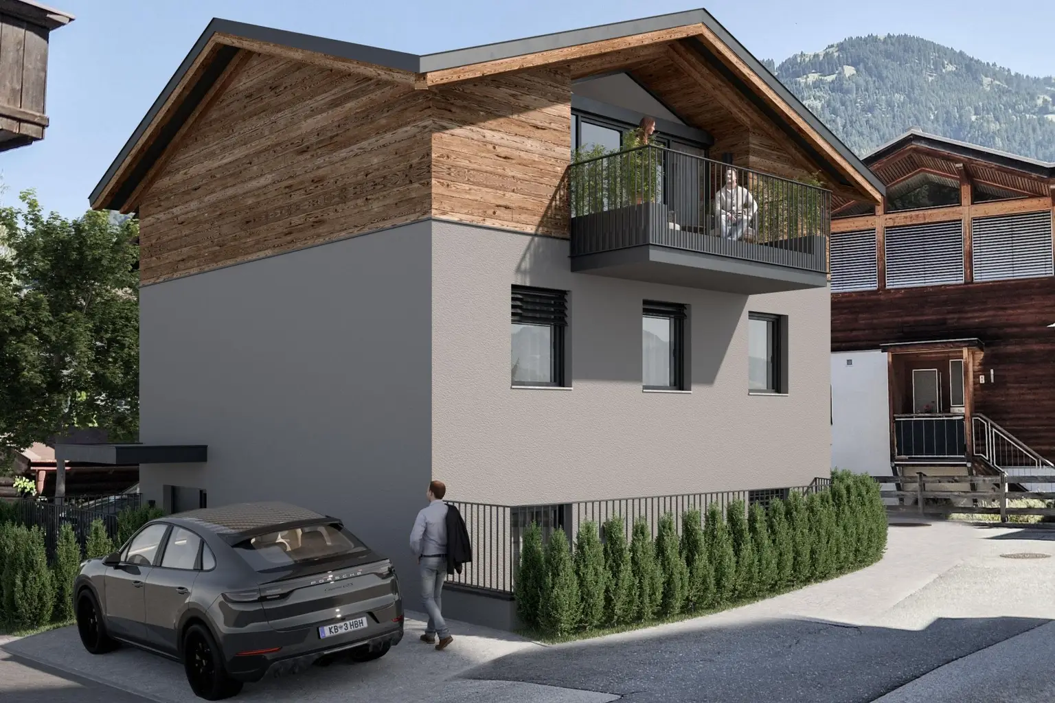 Stadthaus mit 3 Wohnungen im Zentrum von Kitzbühel mit Kaiserblick - Neubau möglich