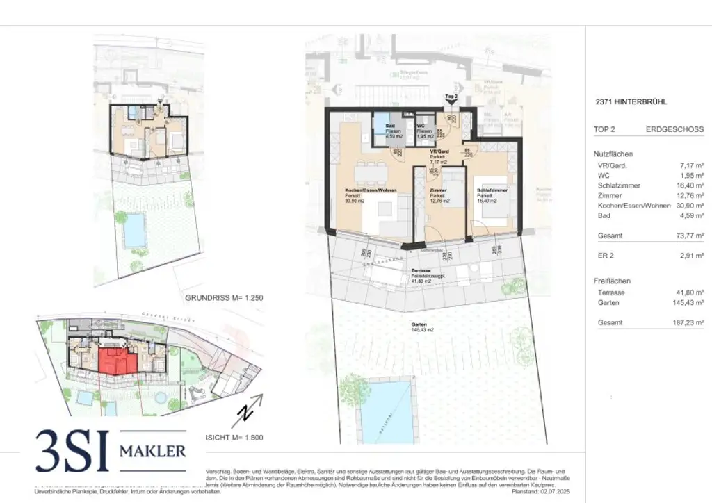 Privates Gartenparadies – Neubauwohnung mit über 180 m² Outdoorfläche