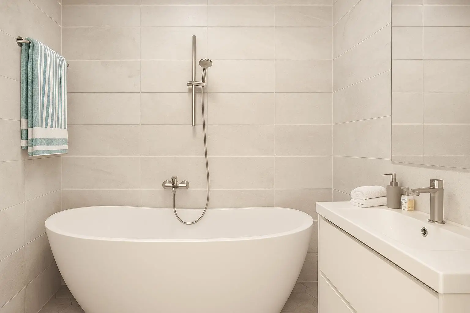 Badezimmer (virtuell eingerichtet)