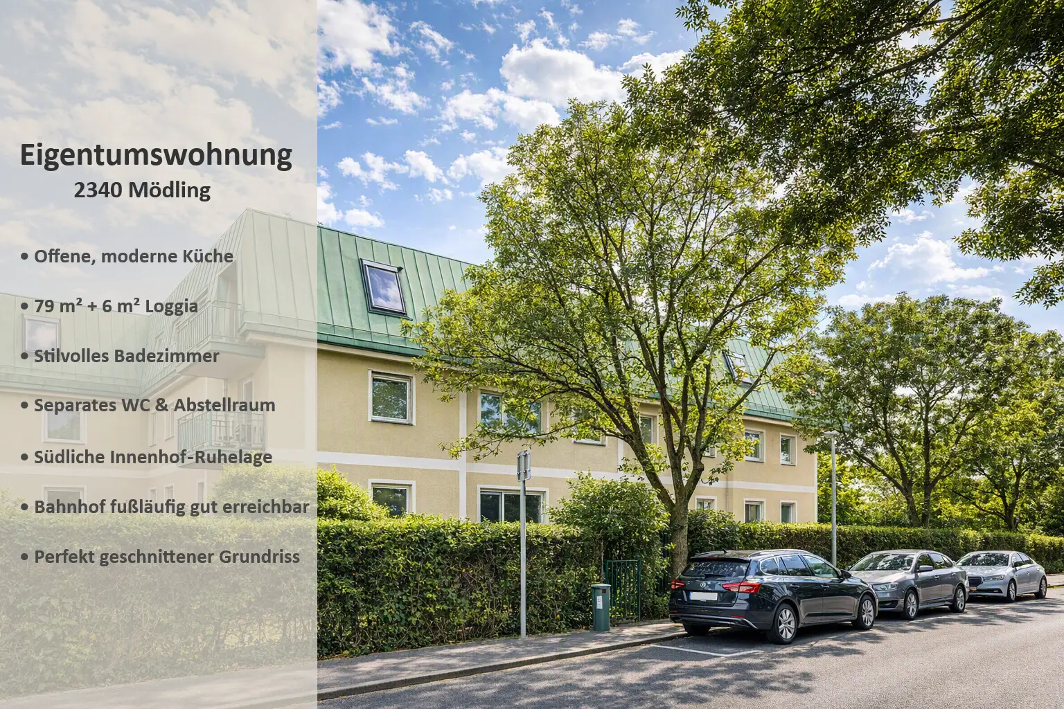 Ansicht Wohnhausanlage