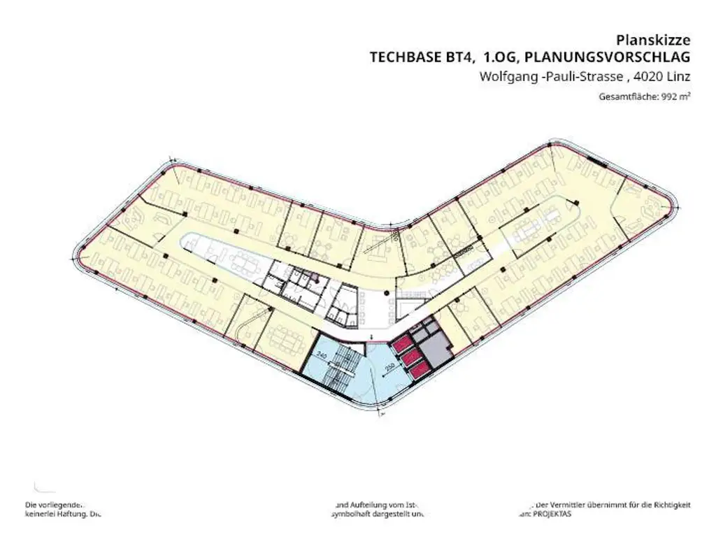Büro mit 2000 M² in der Techbase Linz - Business Campus der Zukunft