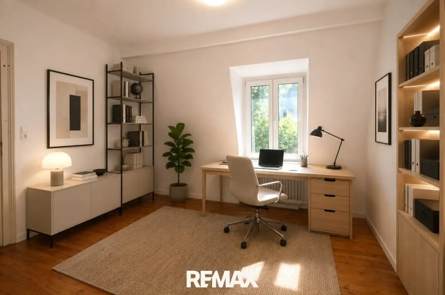 Arbeitszimmer – virtuell eingerichtet