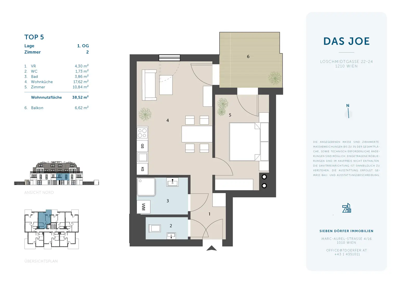 Entzückendes Apartment in Ruhelage mit Balkon | 2 Zimmer| Provisionsfrei