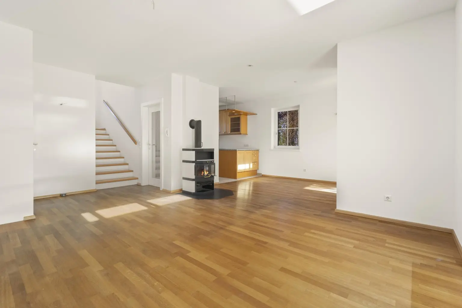 Stiege ins Obergeschoss