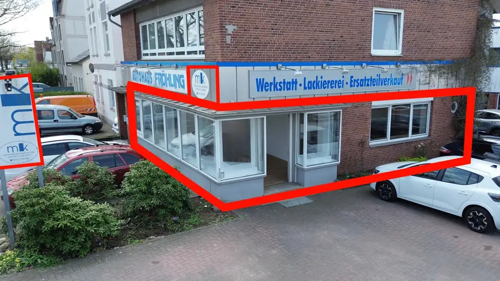 Sichtbarkeit für Ihr Business! Bürofläche in der Kieler Straße