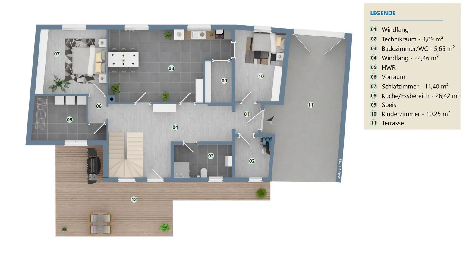 "Wohnen mit Pool & Terrasse!"