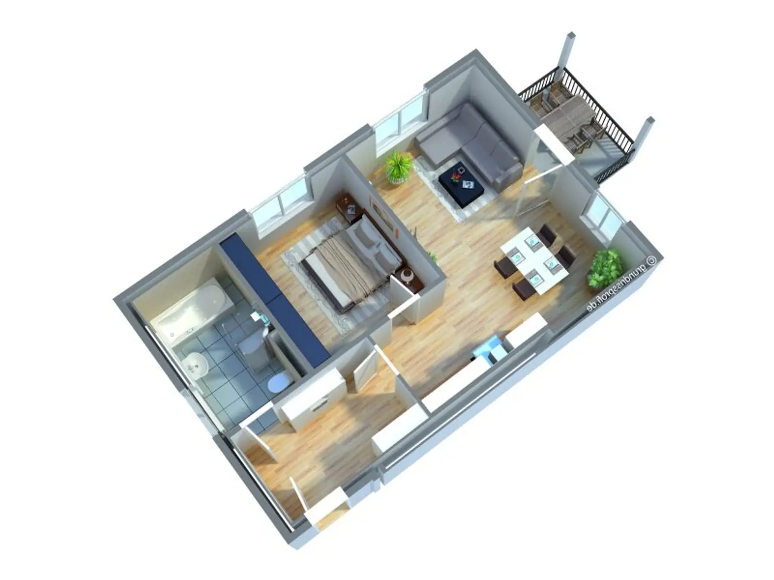 Grundriss Wohnung