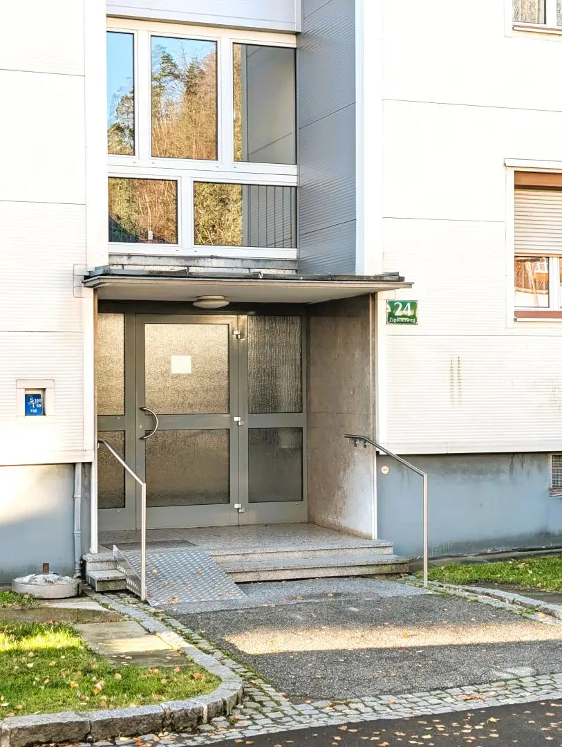 Eingangsbereich mit Rampe