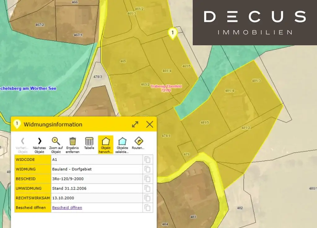 | BAUGRUND FÜR IHR EIGENHEIM | NAHE WÖRTHERSEE | 1566 m² GSTFL | UNBEBAUT |