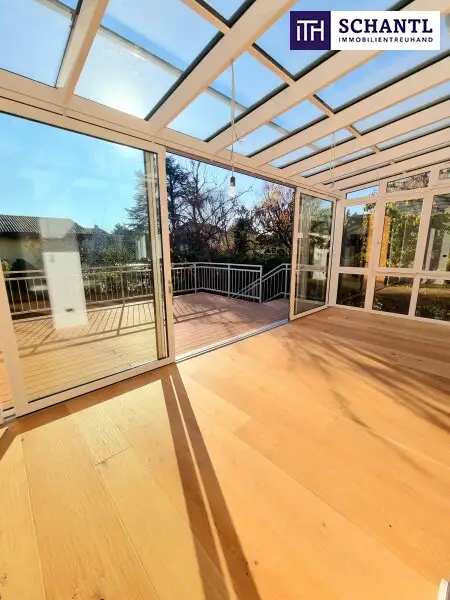 Fantastische 4-Zimmer Gartenwohnung! Mehr Natur. Mehr Ruhe. Mehr Grün. WOW! Riesiger Garten + Herrliche Terrasse + Lichtdurchfluteter Wintergarten + Stellplatz! Jetzt zugreifen!