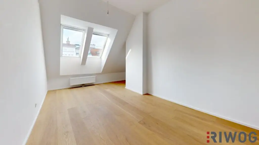 Neubau DG-Terrassenwohnung in Ruhelage | PKW-Stellplatz | 3 Min. zum Kutschkermarkt und zur U6 | 2 Min. zum Aumannplatz