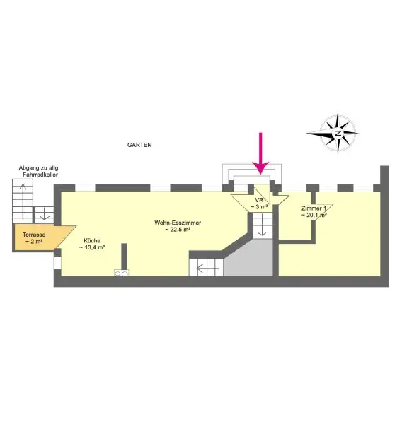 Ruhige Maisonettewohnung mit Hauscharakter in stilvollem Altbau in Hietzing, Nähe U4