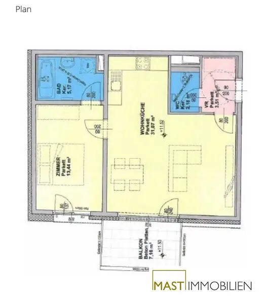 Ab Februar 2026! 2-Zimmer-Wohnung mit Südbalkon nahe der Alten Donau